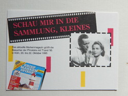 Képes levelezőlap, Németország - Bélyegkiállítás Köln "Philatelia mit T'Card '95 - reklámlap