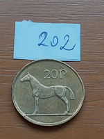 Ireland 20 pence 1986 nickel-bronze, horse 202