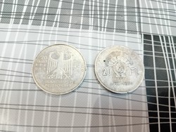 Ezüst 20 Ft , és 20 Euró