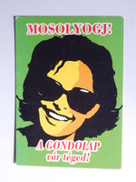 Képeslap - 1996. "Gondolap" toborzó reklámlap, Népművészet bélyeggel