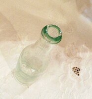 Antik fújt üveg palack 16 cm