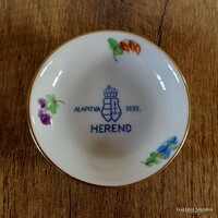 Antique Herend coat of arms bowl