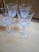 Crystal glass 4 pieces beautiful