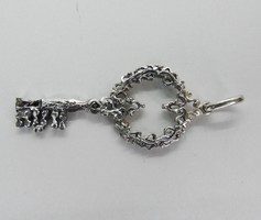 Silver key pendant│ 6.7 g │ 800% │ 6 cm