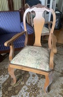 Vintage ónémet faragott fotel