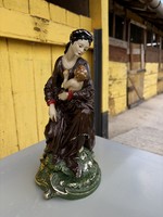 Mária Jézussal szobor nipp figura nosztalgia emlék hagyaték