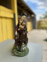 Mária Jézussal szobor nipp figura nosztalgia emlék hagyaték