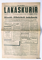 1935 június 15  /  LAKÁSKURIR  /  Régi ÚJSÁGOK KÉPREGÉNYEK MAGAZINOK Ssz.:  27845