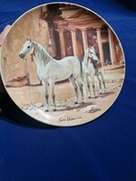 Dekoratív (ajándéktárgy) porcelán tányér "The Arabian", Spode, Anglia, 1988, 21 cm