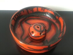 Retro ceramic flower pot, incense holder, 20 cm.