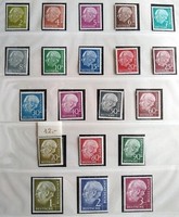 N177-96 / Germany 1954/61 theodor heuss i. Postage stamp