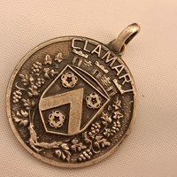Silver-plated pendant 3 cm