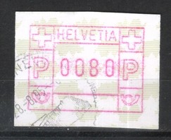 Svájc 1798 Mi Automata  3 yb vII -80 cent      3,00 Euró