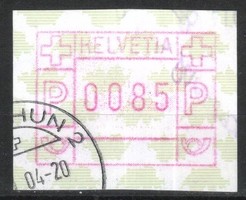 Svájc 1803 Mi Automata  5 vd  -85 cent      1,50 Euró