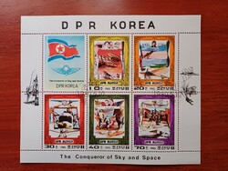 North Korea pioneers of aviation small sheet mi 1997-2001 €2.25