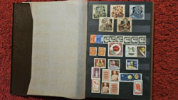 Bélyegalbum - 20 oldal postatiszta magyar bélyegekkel 1960-as évek