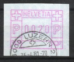 Svájc 1794 Mi Automata  3 ya vI - 20 cent     4,50 Euró