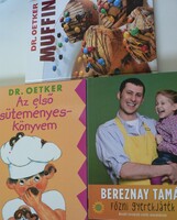 Dr. Oetker receptkönyvek 2. Bereznay:Főzni gyerekjáték, Az első süteményeskönyvem 3 db könyv egyben