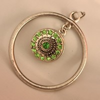 Silver-plated pendant 5 cm