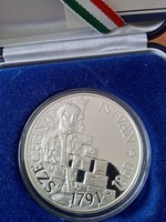 Silver medal of István Széchenyi