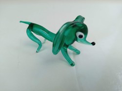 Murano glass dog mini