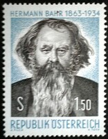 A1130 / Austria 1963 hermann behr poet stamp postal clerk