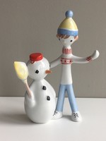 Aquincum boy with snowman
