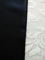 Black very nice new textile, price per meter, fabric, material 150 cm wide 1190,-- ft 1 m