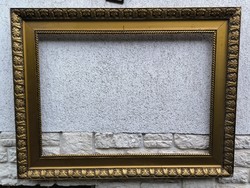 Antique extremely showy wide mirror painting frame picture frame. 70 X 98 cm.