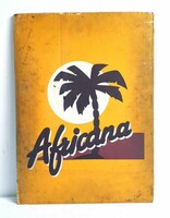 Africana csoki reklám tábla 60.5x44.5cm