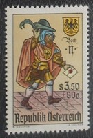 A1255 / Austria 1967 stamp day stamp postal clerk