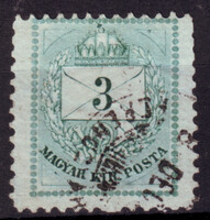 Klasszikus / 1881 3 Kr / Budapest Ferenczváros. / G3.6 / 20 Gp.