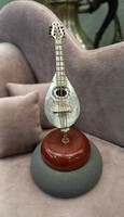Silver miniature banjo