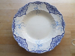 Antik angol fajansz tányér mélytányér 24 cm