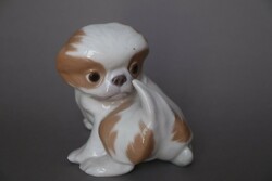 Antique 1903 royal copenhagen porcelain pekingese puppy erik nielsen