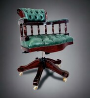 A674 Chesterfield kapitányszék,íróasztalszék új!!