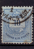 Classic / 1881 10 kr / Budapest viziváros i. No. / E3.70 / 80 Gp.