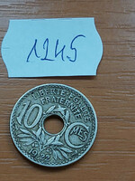 France 10 centimeter 1922 copper-nickel, ''horn of plenty'' - Paris 1245