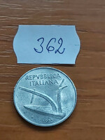 Italy 10 lira 1955 alu. Corn 362