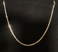 Tömör, 925 ezüst királylánc nyaklánc - új
