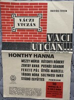 1957 “Váci utcán…” Honthy Hanna és további híres művészek közreműködésével
