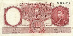 10 pesos 1954-63 Argentina 2.