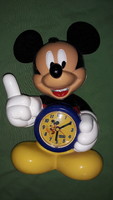 Beautiful condition disney - mickey mouse - mickey mouse - figural rechargeable table clock large size 25x20 cm