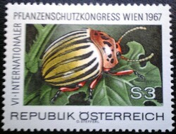 A1243 / austria 1967 plant protection congress stamp postage stamp