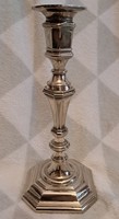 Large silver-plated candle holder 2 (l4782)
