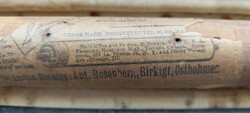 Antique wooden blind, exclusive distributor of the American license (1895) anton rosenbergbirkingt-paper label