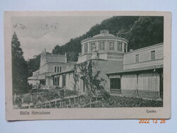 Old postcard: Herkulesfürdő (Transylvania), casino