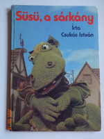 István Csukás: süsü, the dragon - old storybook with puppet photos (1982)