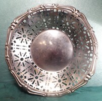 Openwork metal / inox/ tray: 280 grams, 27 cm