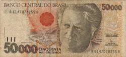 50000 Cruzeiros 1992 Brazil